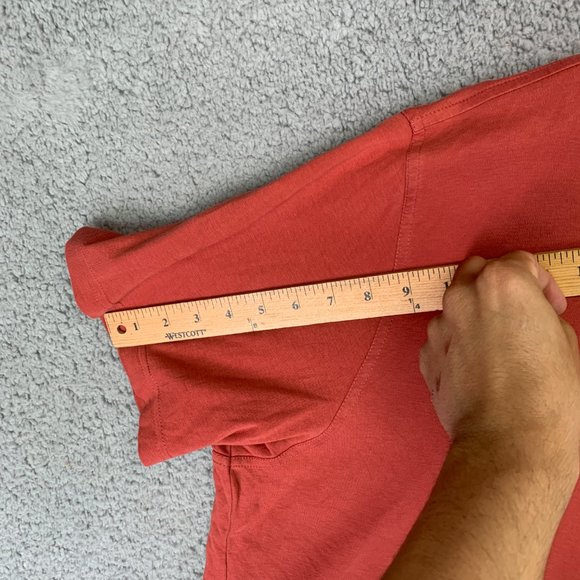 Casual Orange Polo Shirt Tasso Elba Golf Athletic Fit 2XL . Perfect Condition - Picture 6 of 12